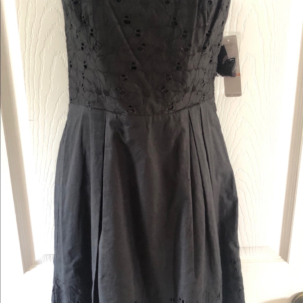 Gorgeous Black Strapless Cocktail Dress